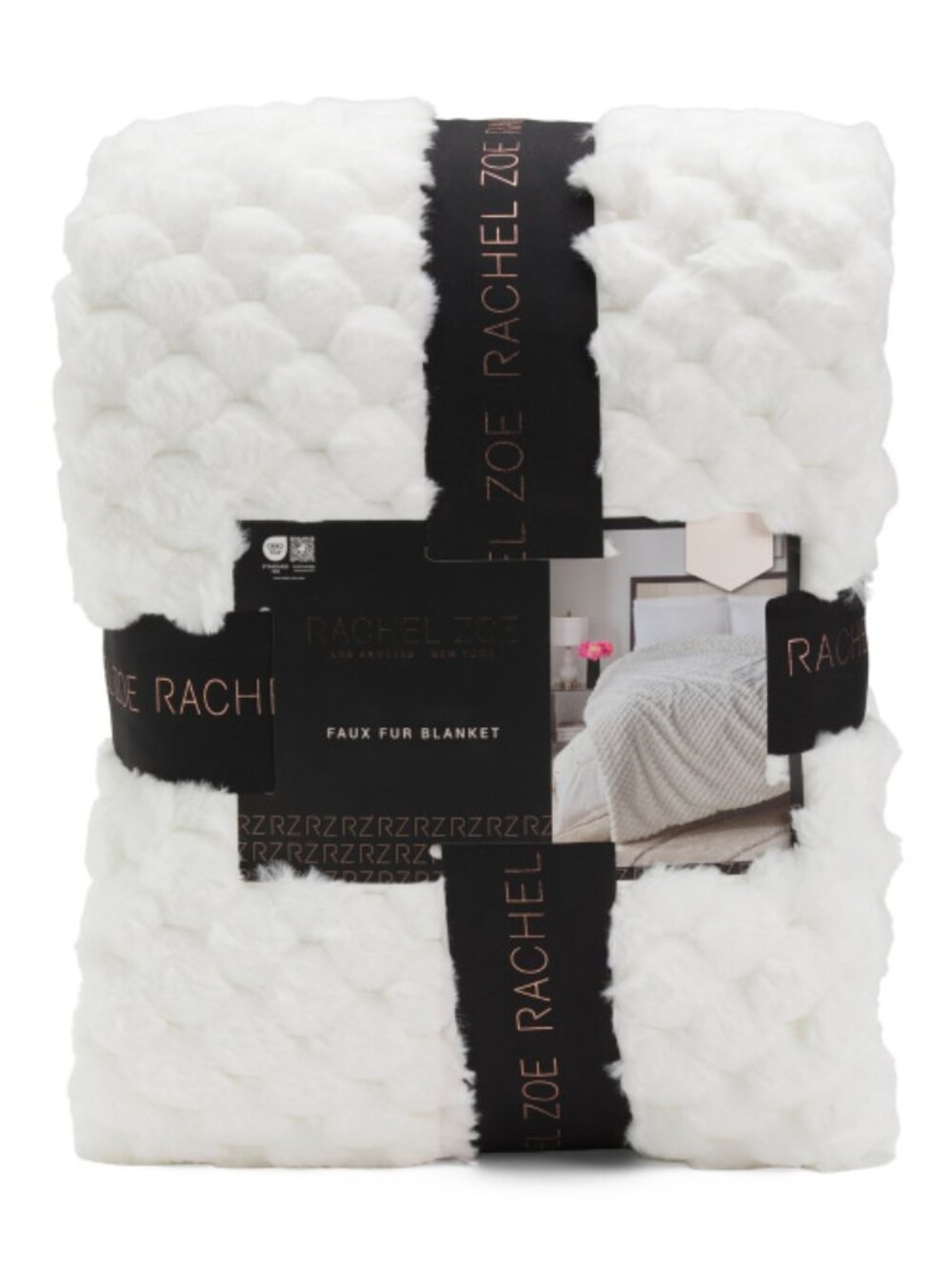 RACHEL ZOE Faux Fur Blanket